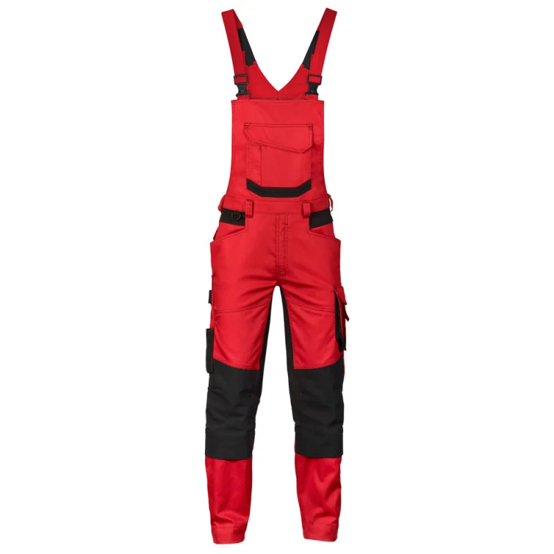 Salopette de travail stretch DASSY TRONIX 60 Rouge / Noir
