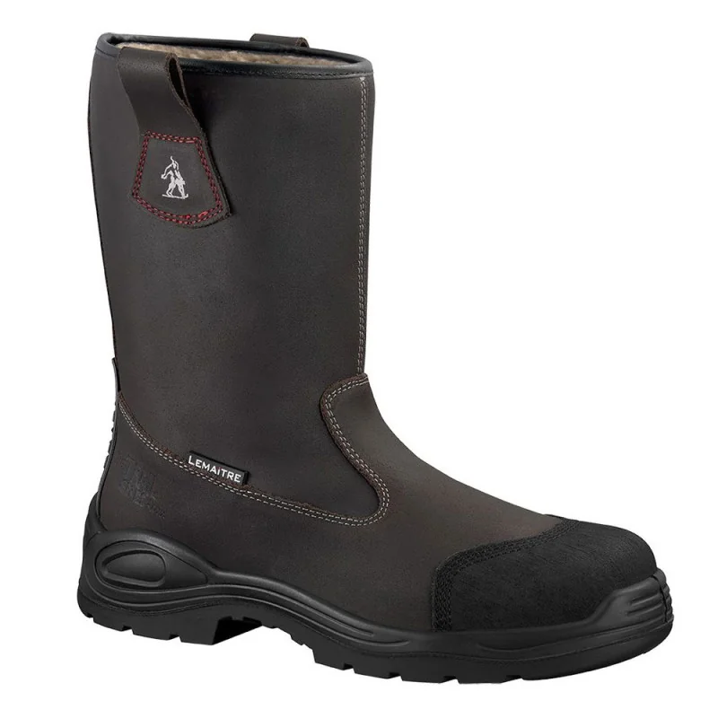 Bottes de sécurité fourrées S3 CI SRC - TRANSALP LEMAITRE 39 Marron