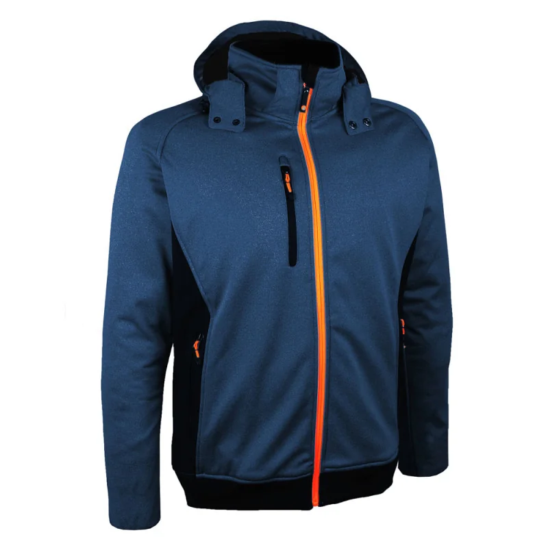 Softshell de travail déperlante VOLGA / VOLGAM - Singer Safety 1 / Taille S Bleu Marine / Noir