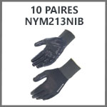 Lot de 10 paires de gants de travail NYM213NIB