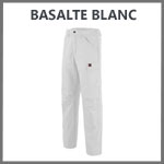 Pantalon de travail blanc BASALTE LAFONT