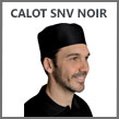 Calot de cuisine noir SNV CALSV004