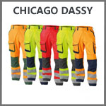 Pantalon de travail haute visibilité Chicago Dassy