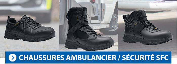 Chaussure pro ambulancier et agent de sécurité SFC