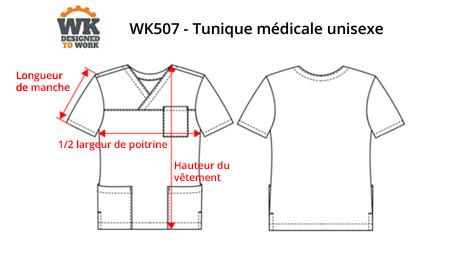 Guide mensurations tunique WK507
