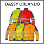 Veste de travail Dassy Orlando haute visibilité