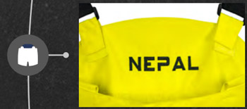 Dos protège-reins sur pantalon NEPAL T2S