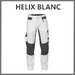 Pantalon travail blanc helix dassy