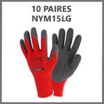 Lot de 10 paires de gants Singer NYM15LG