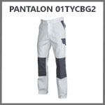 Pantalon peintre blanc PBV Typhon