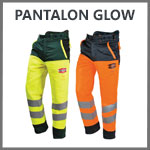 Pantalon forestier haute visibilité solidur glow