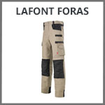 Pantalon de travail beige et noir FORAS Lafont