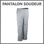 Pantalon protection soudeur cuir Prosur