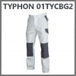Pantalon blanc de peintre Typhon PBV 01TYCBG2