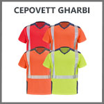 Tshirt de chantier fluo Cepovett GHARBI