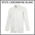 Veste de cuisine col chemise LAFONT CARDAMONE Blanc